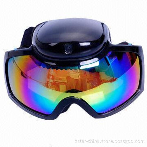 Wide Angle 720P DV Camera Skiing Glasses, Supports TF/Mini SD Card (Max 32GB)